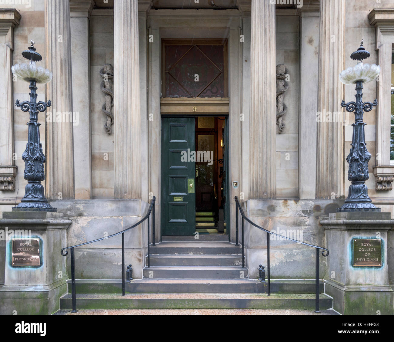 Royal College of Physicians of Edinburgh, Queen Street, Edinburgh, Scotland Stock Photo