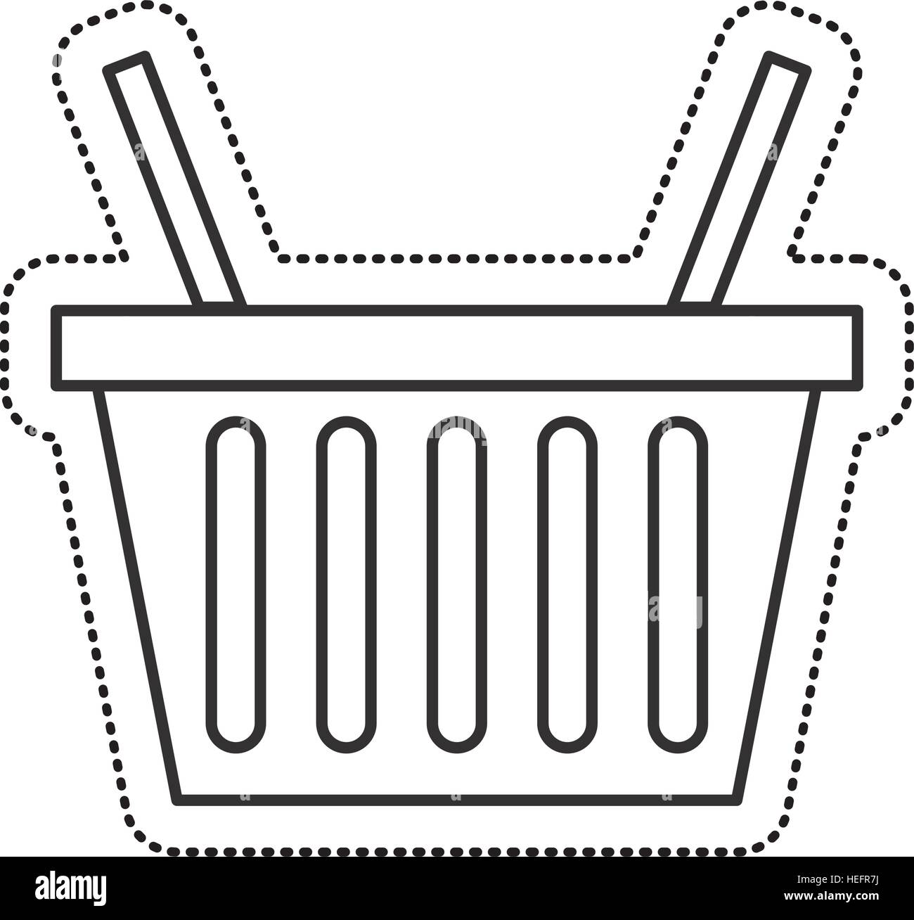shopping basket commercial icon vector illustration design Stock Vector ...