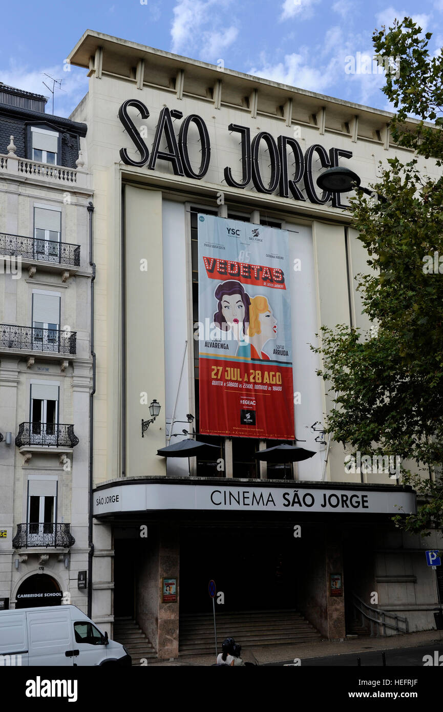 Cinema Sao Avenida Da Liberdade, Baixa, Lisboa, Lisbon, Portugal