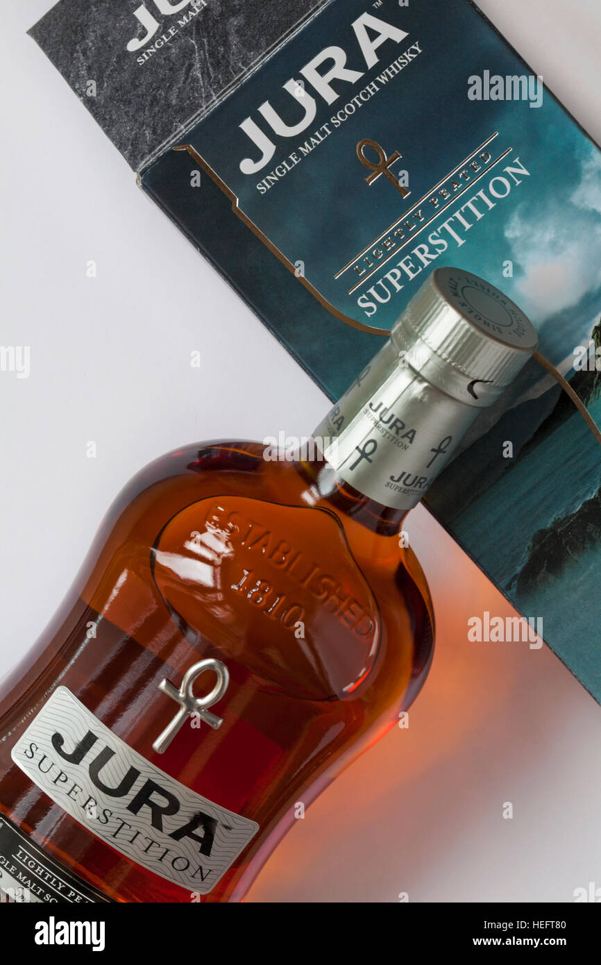 Jura Superstition Jura single malt scotch whisky lightly peated