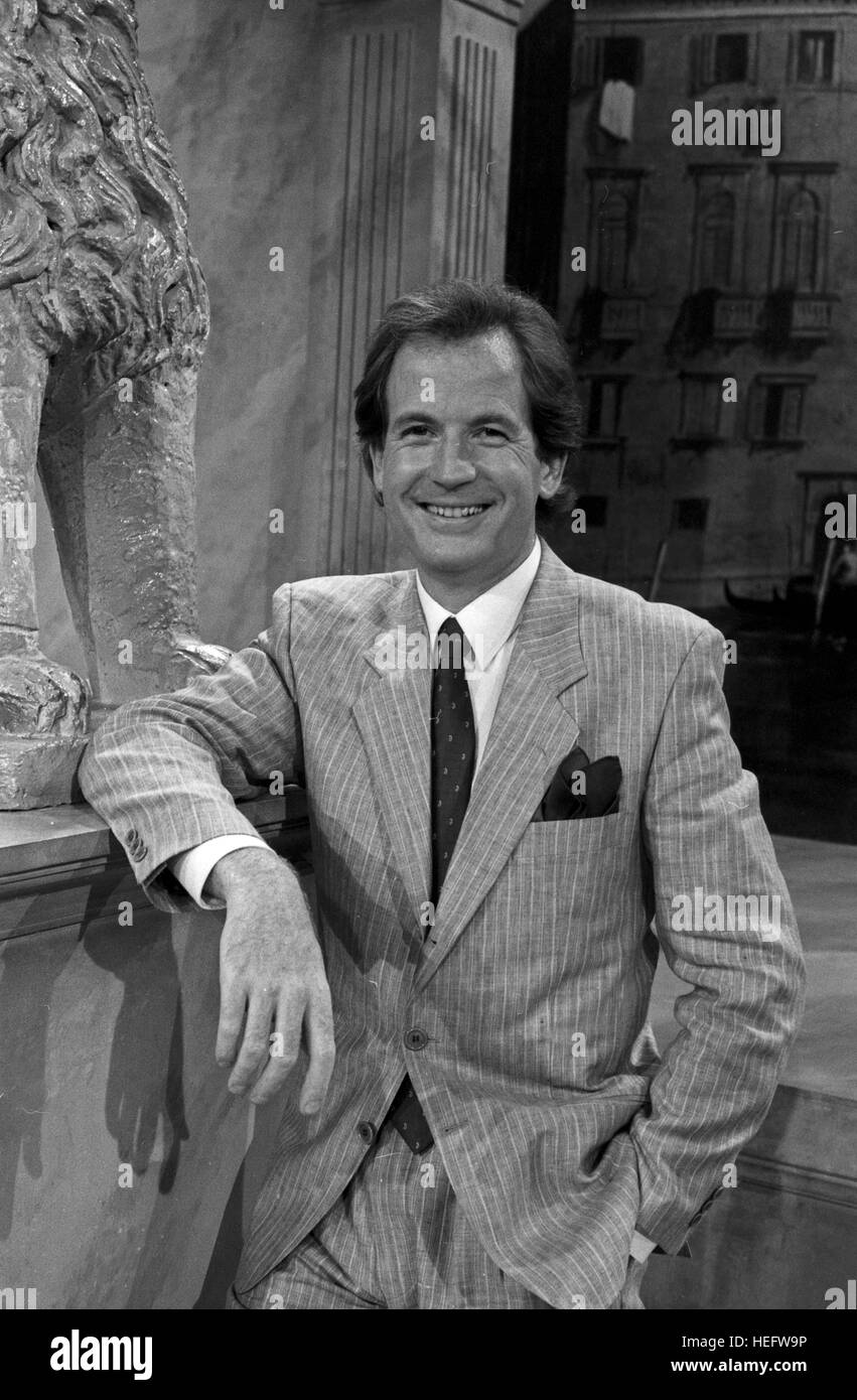Alles oder Nichts, Spiel und Show mit Max Schautzer, Deutschland 1983, Moderator Max Schautzer Stock Photo