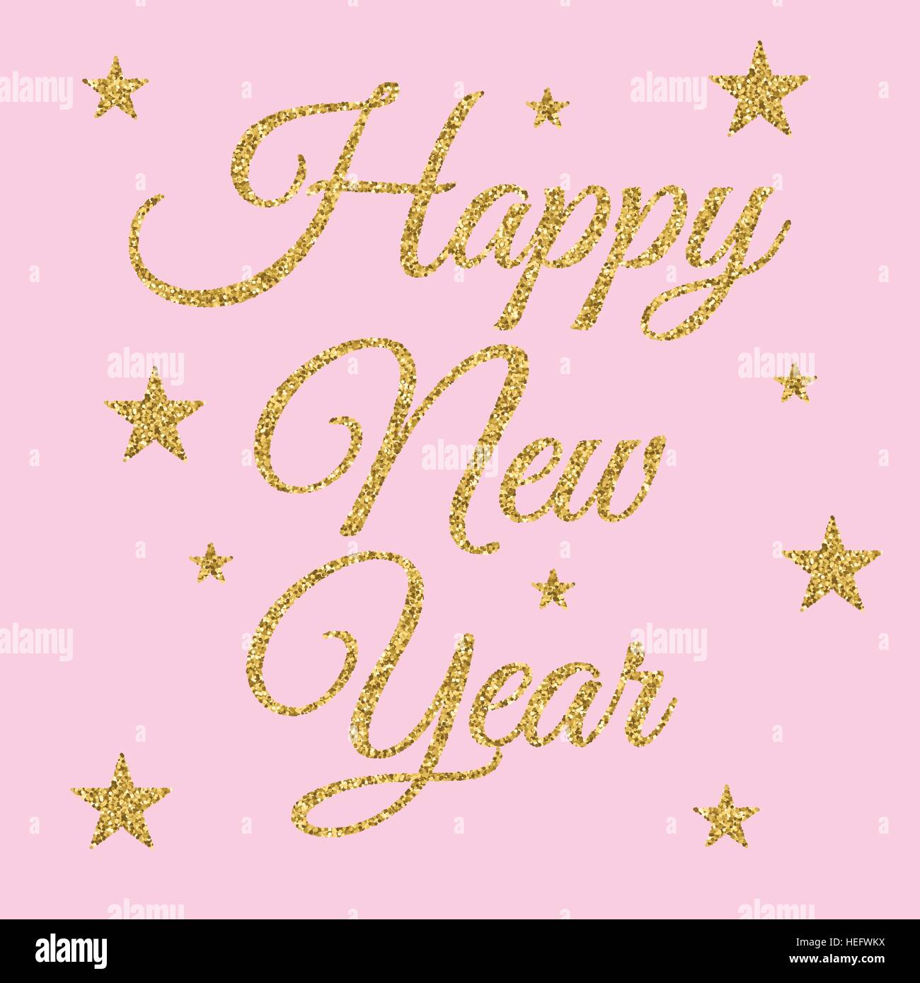 Vector illustration of gold happy new year Stock Vector Image & Art - Alamy