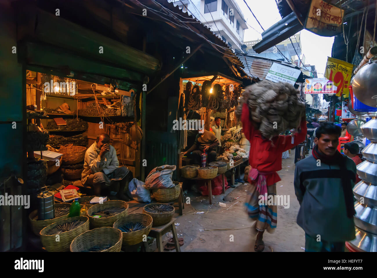 Khulna: Old town, market, Khulna Division, Bangladesh Stock Photo