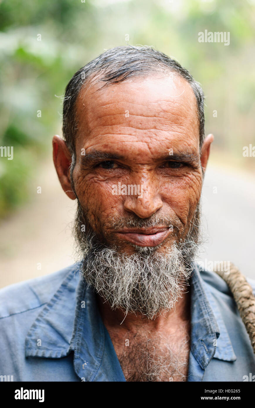 Gobra: Palm juice tapper (Toddy), Khulna Division, Bangladesh Stock Photo