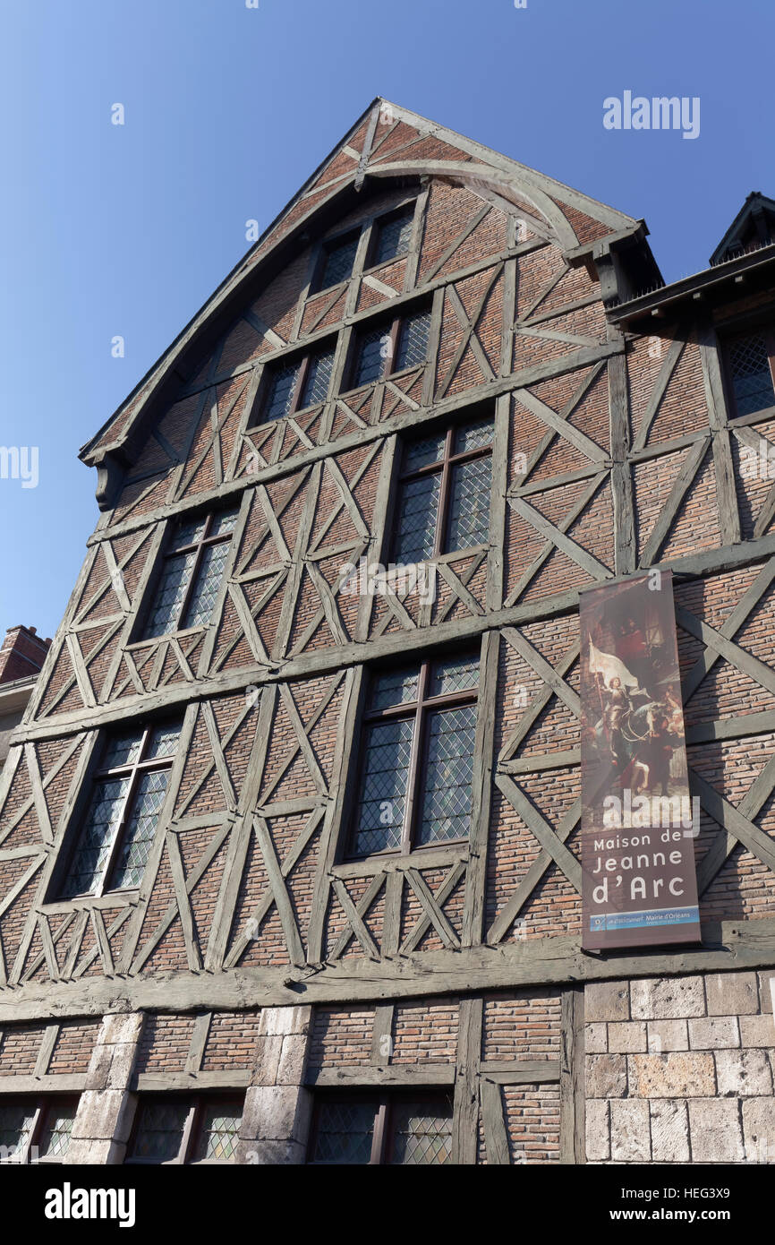 House of Joan of Arc, museum, Orléans, Centre-Val de Loire, France Stock Photo