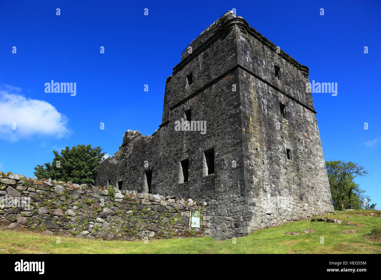 Schottland, Carnasserie Castle bei Kilmartin, erbaut 1560 Stock Photo