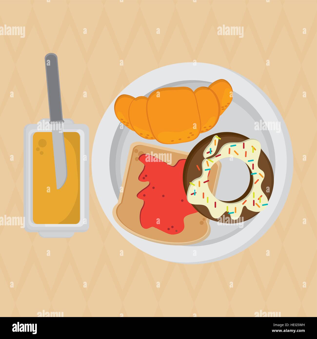 Breakfast design , Vector illustration Stock Vector Image & Art - Alamy