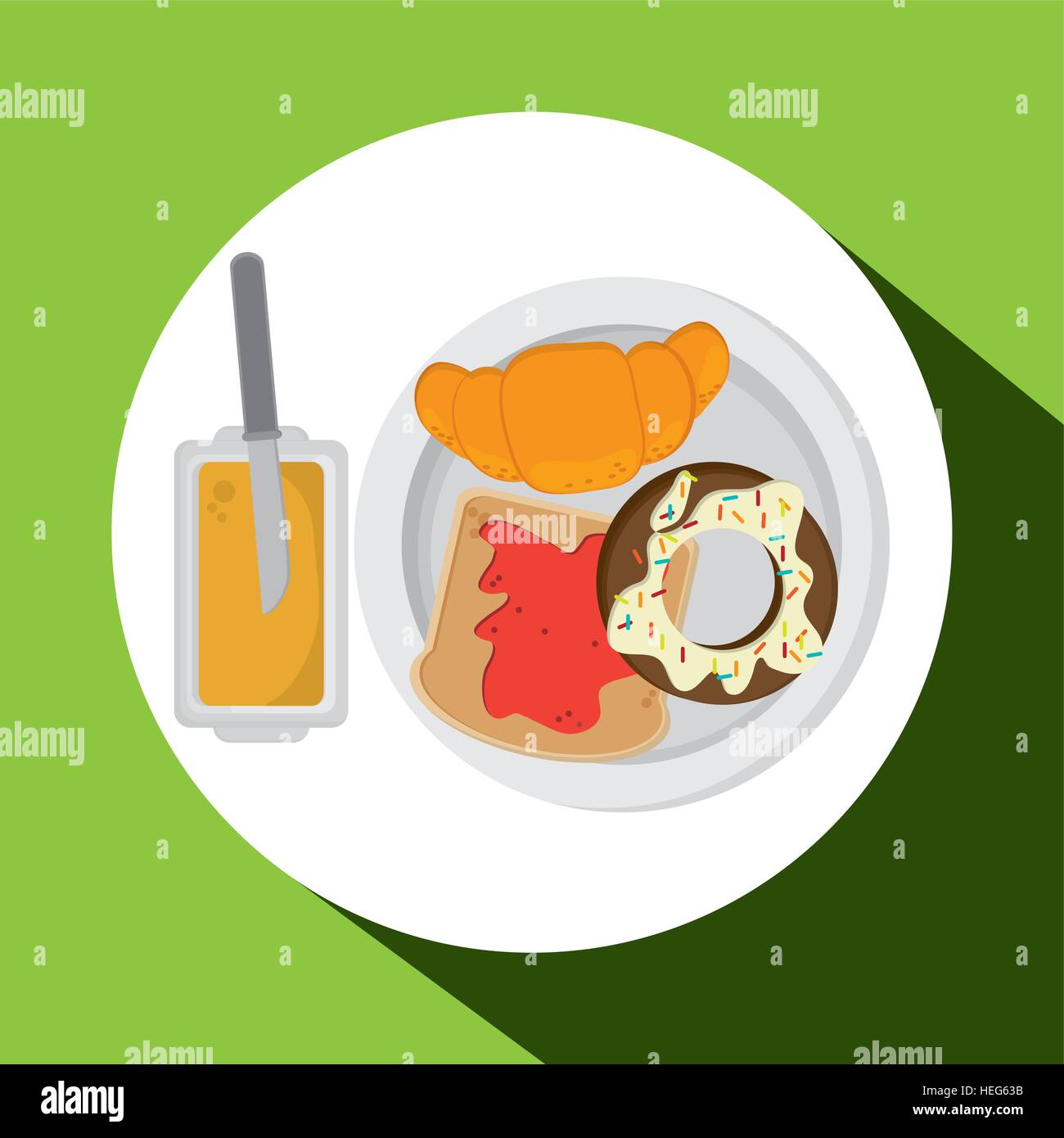 Breakfast design , vector illustration Stock Vector Image & Art - Alamy