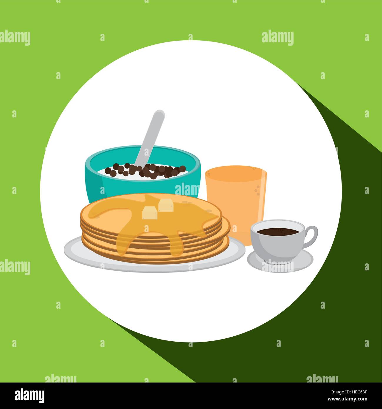 Breakfast design , vector illustration Stock Vector Image & Art - Alamy