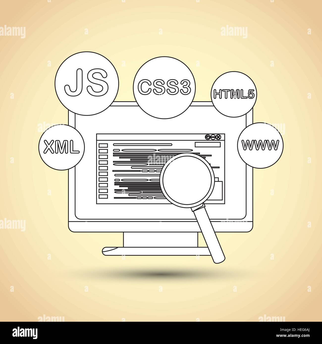 Responsive web design, vector illustration Stock Vector Image & Art - Alamy