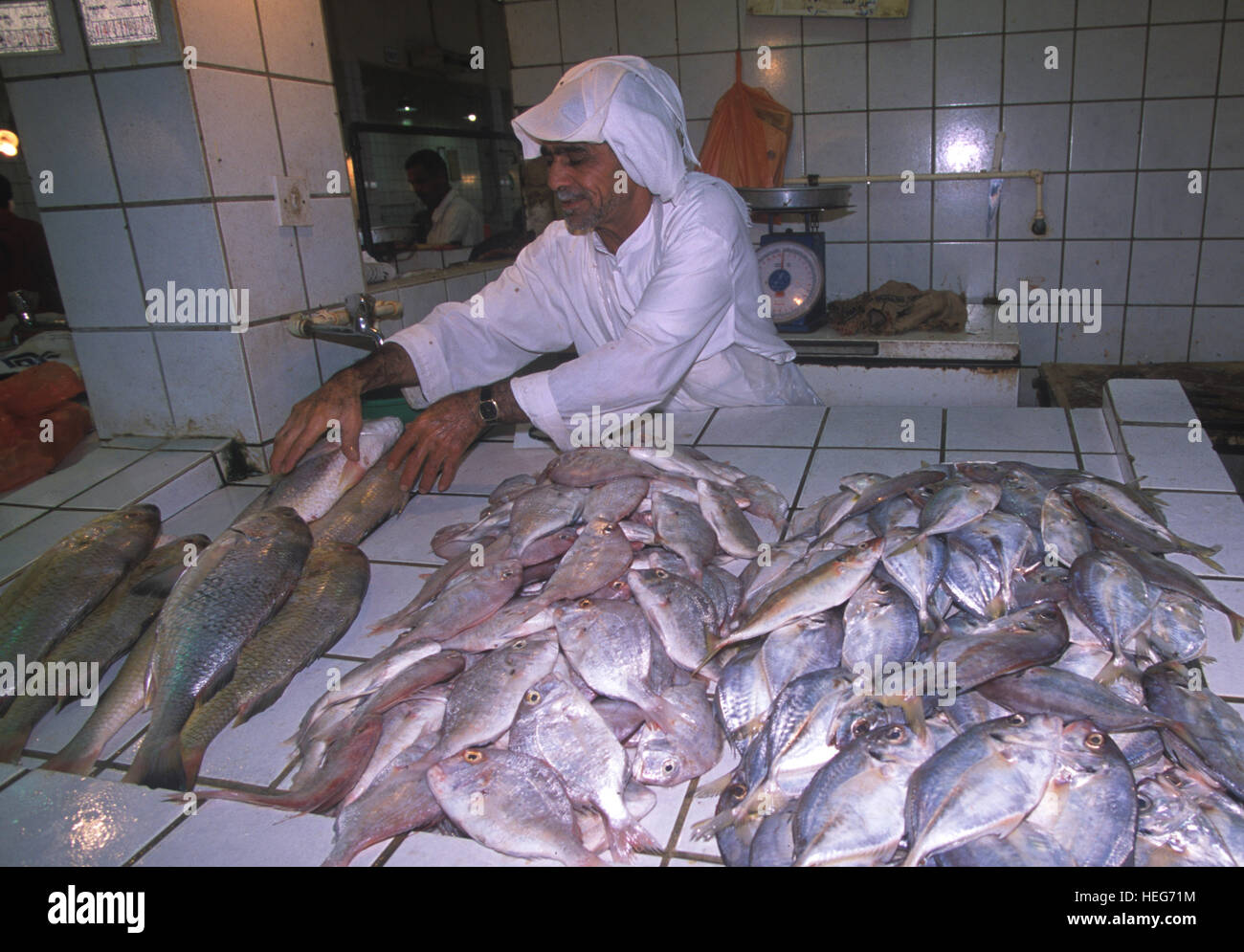 Kuwait City Fish Market Stock Photos & Kuwait City Fish Market Stock