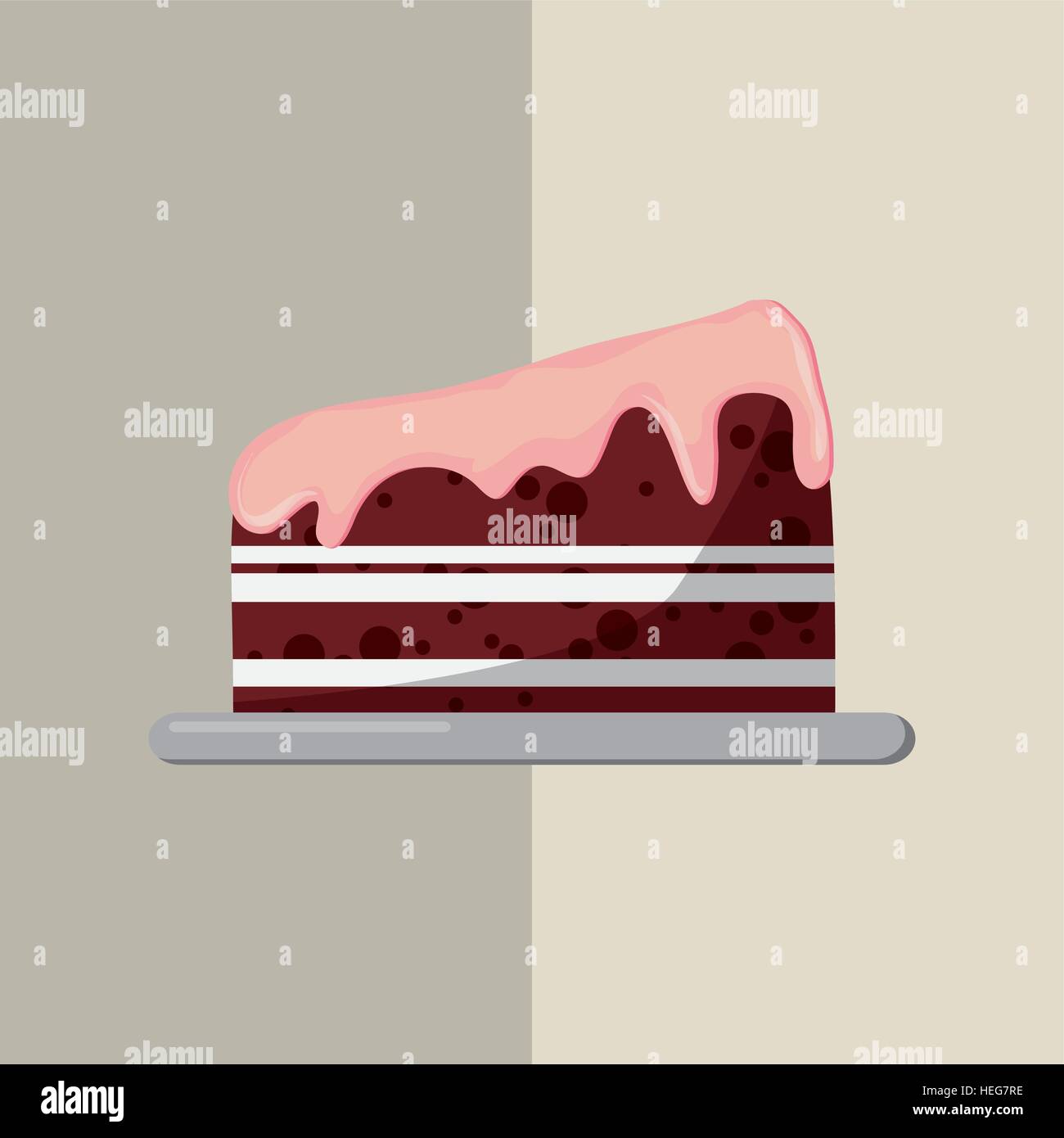 Cake icon design Stock Vector Image & Art - Alamy