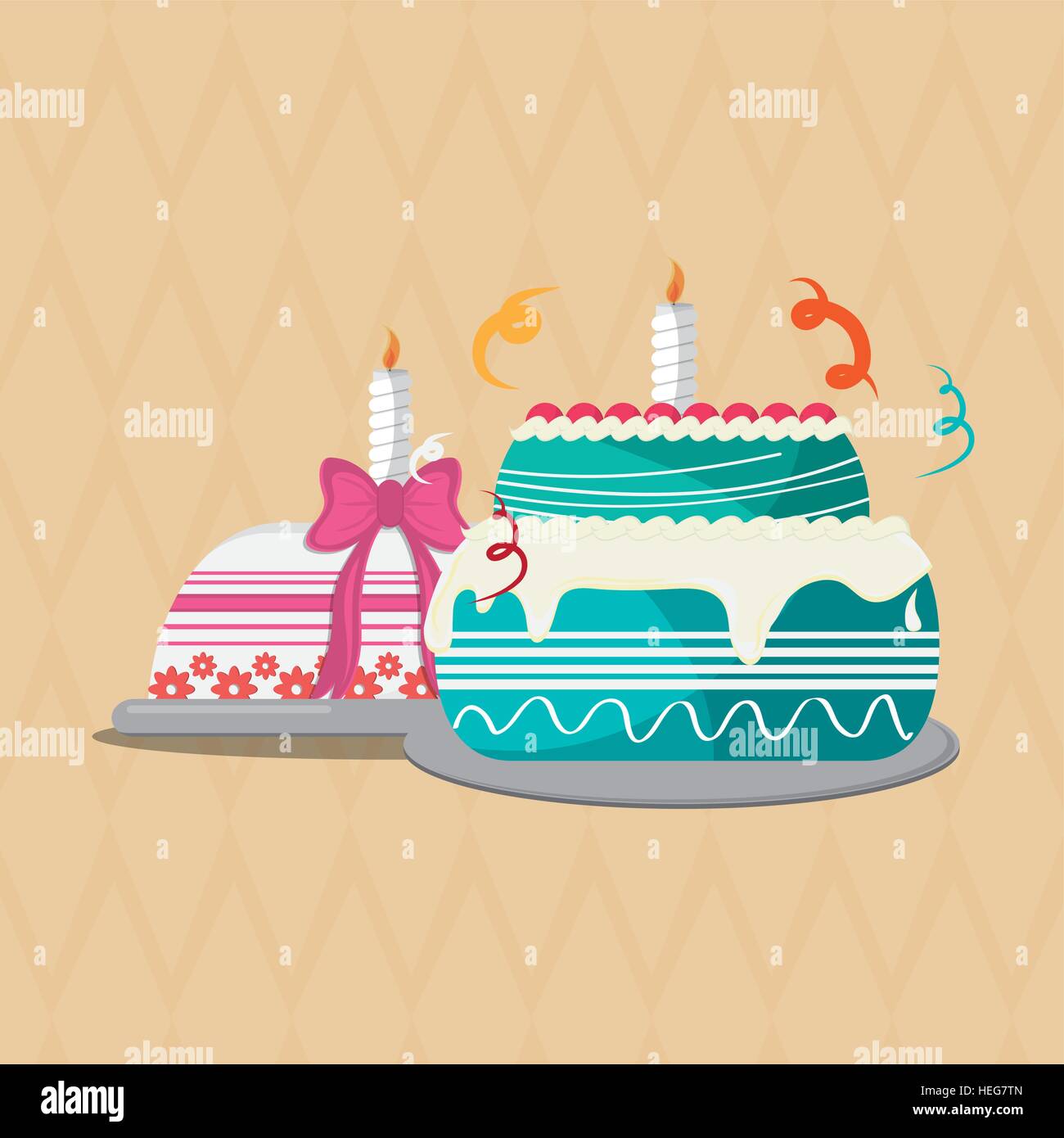 Cake icon design Stock Vector Image & Art - Alamy