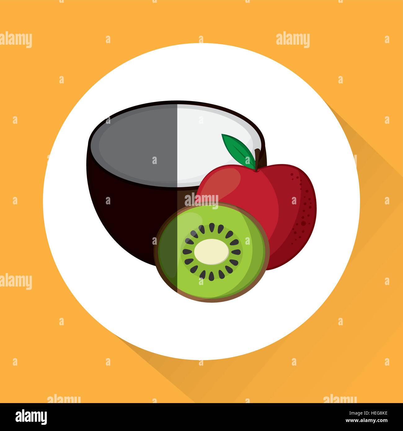 Fruits icon design, Vector illustration Stock Vector Image & Art - Alamy