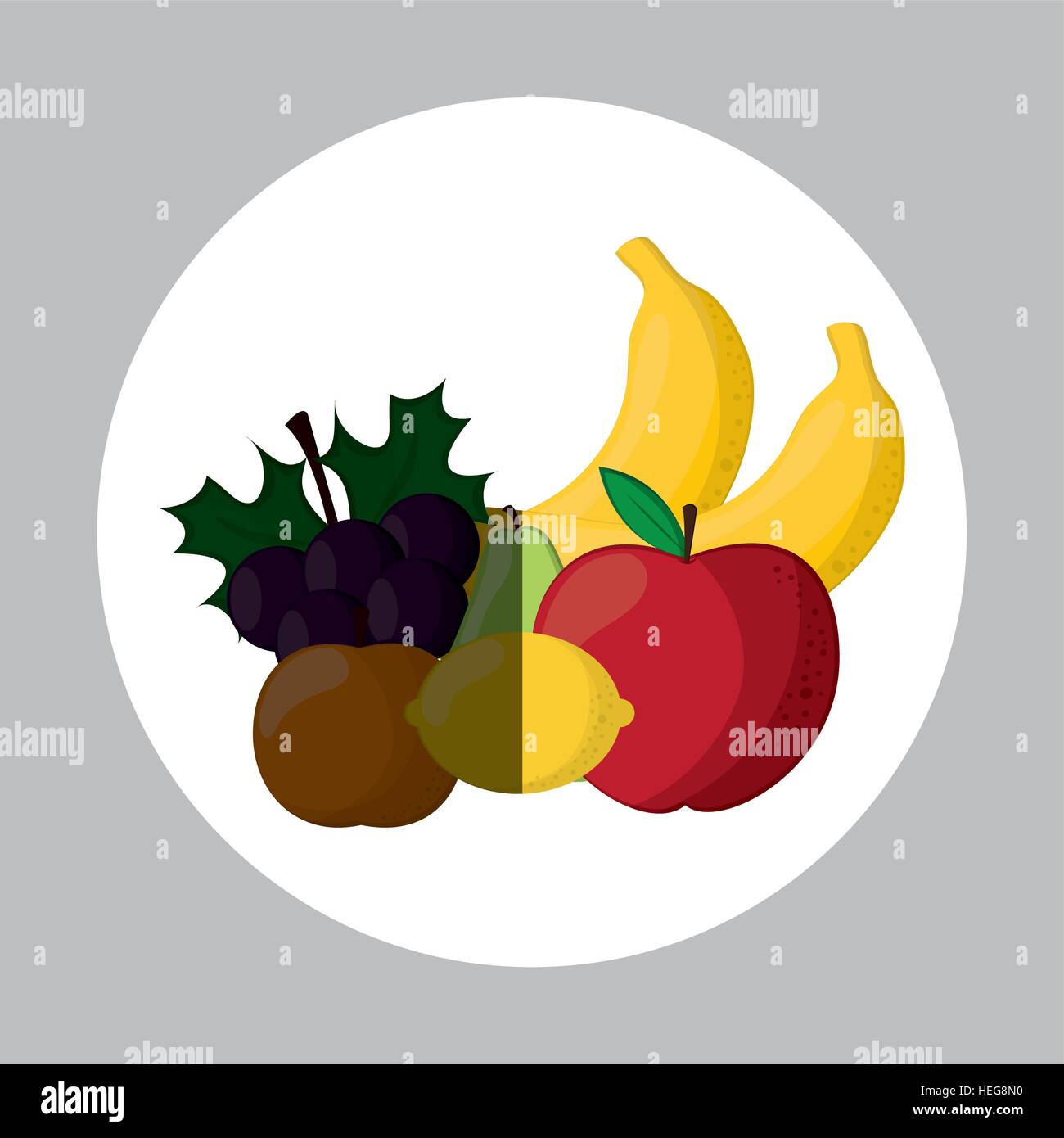 Fruits icon design, Vector illustration Stock Vector Image & Art - Alamy