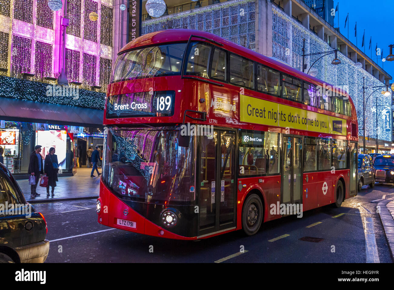 189 london bus hi-res stock photography and images - Alamy