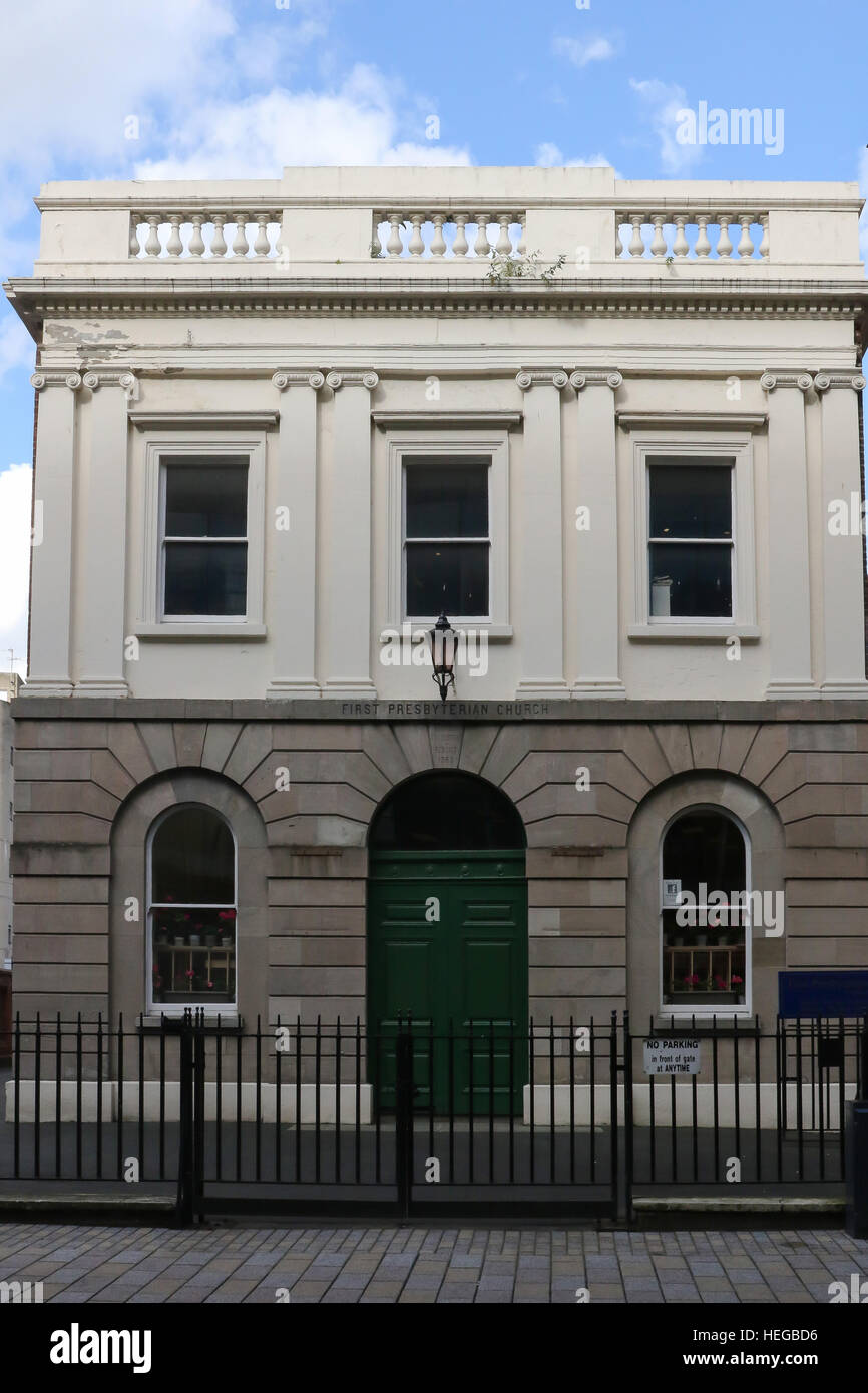 First Presbyterian Street Church in Rosemary Street in Belfast city