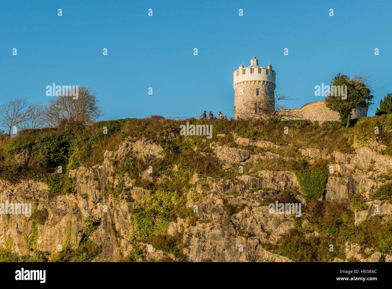 The Observatory on Clifton Down in Bristol, in the West of England Stock Photo