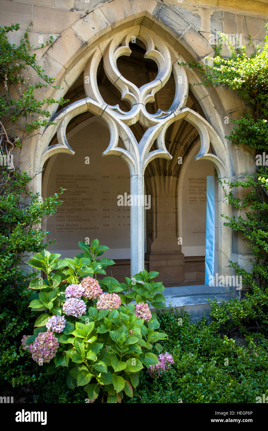 DEU, Germany, Ruhr area, Essen, the cloister of the cathedral. Stock Photo