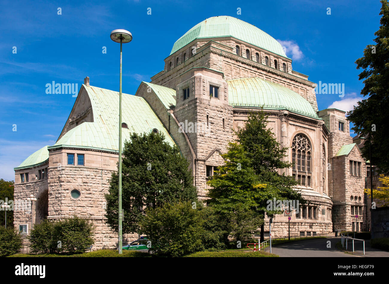 DEU, Germany, Ruhr area, Essen, the old Jewish Synagogue. Stock Photo