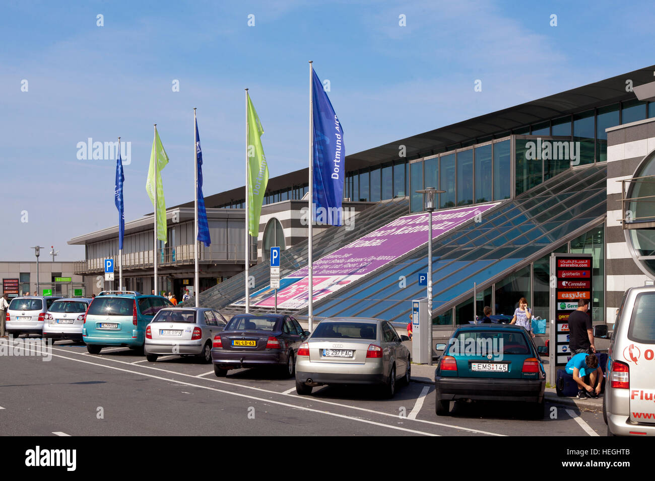 Europe, Germany, North Rhine-Westphalia, Dortmund, airport Dortmund. Stock Photo