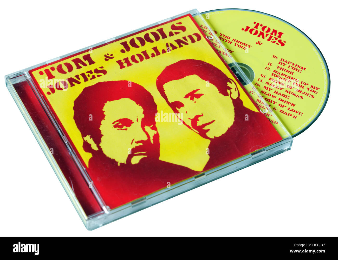 Tom Jones and Jools Holland CD Stock Photo