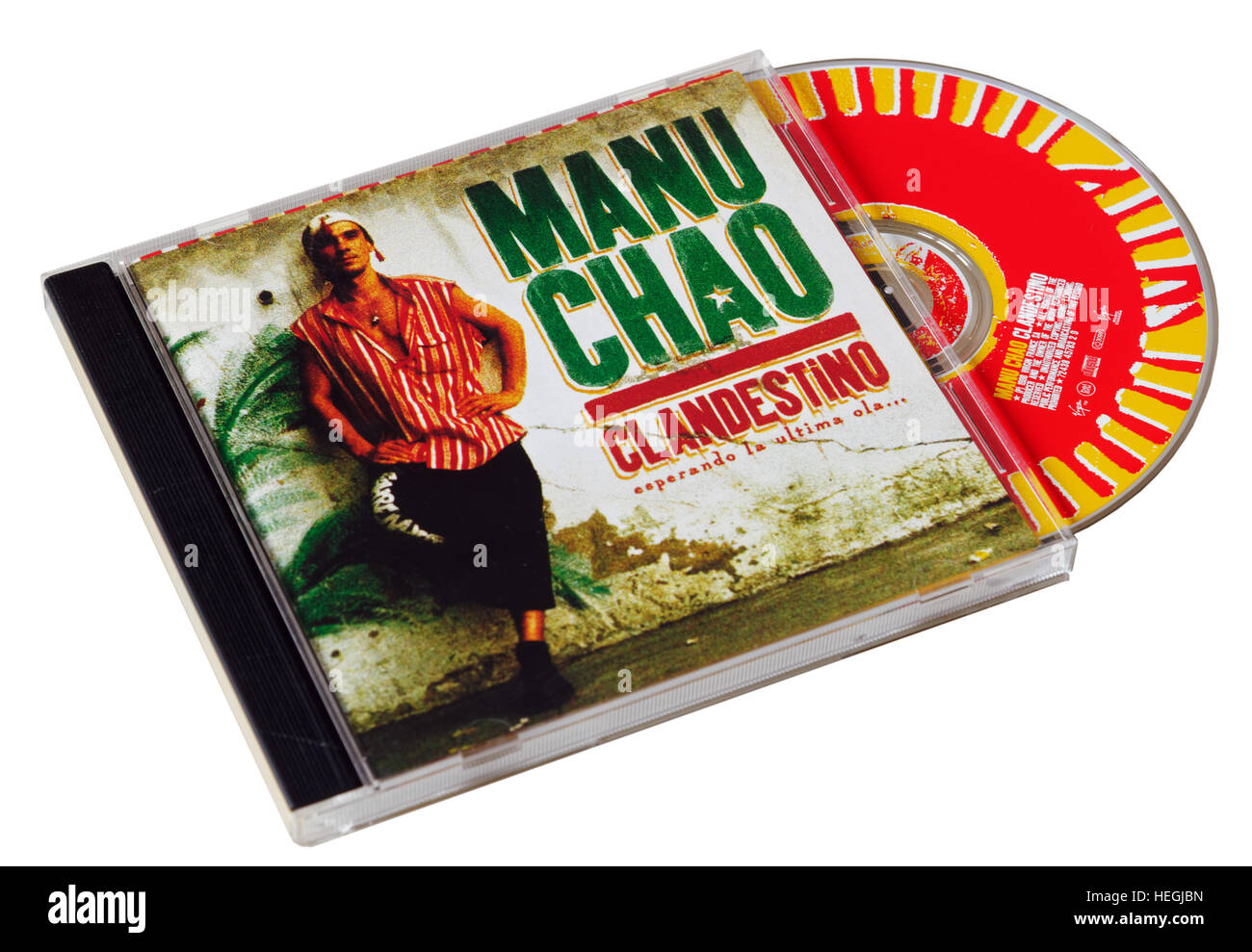 Manu Chao Clandestino CD Stock Photo