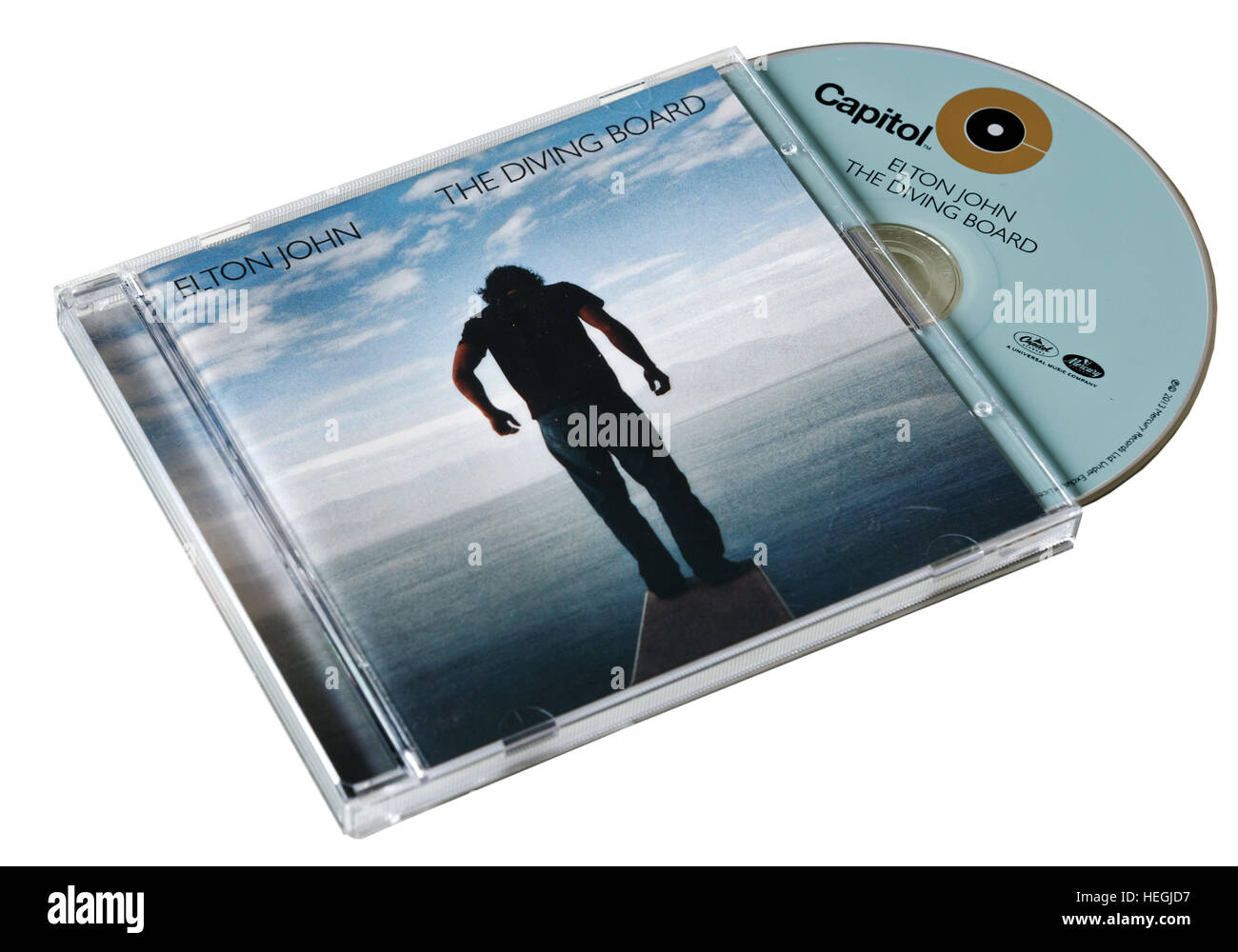 The Diving Board CD by Elton John Stock Photo