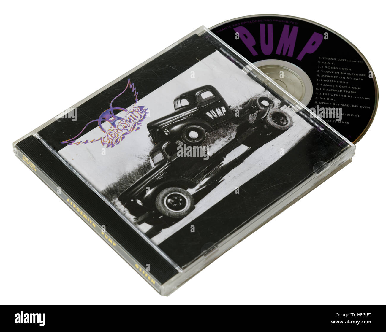 Aerosmith Pump CD Stock Photo