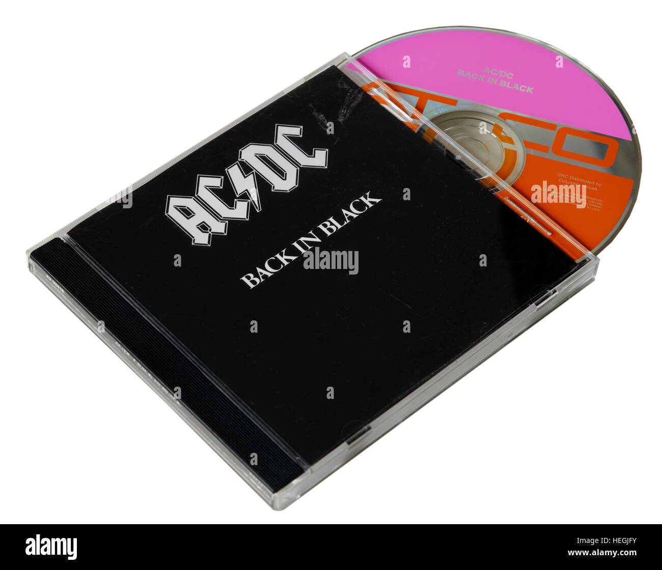 AC/DC Back in Black CD Stock Photo - Alamy