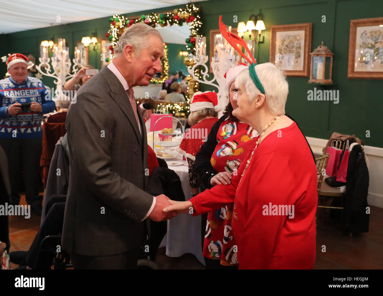 Prince Charles (known as The Duke of Rothesay when in Scotland) speaks
