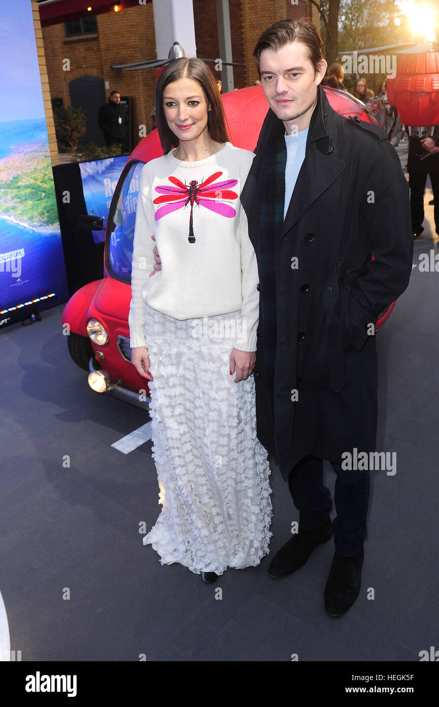 Alexandra Maria Lara and Sam Riley attending the premiere of 'Robbi, Tobbi und das Fliewatüüt' at the KulturBrauerei in Berlin, Germany.  Featuring: Alexandra Maria Lara, Sam Riley Where: Berlin, Germany When: 20 Nov 2016 Stock Photo