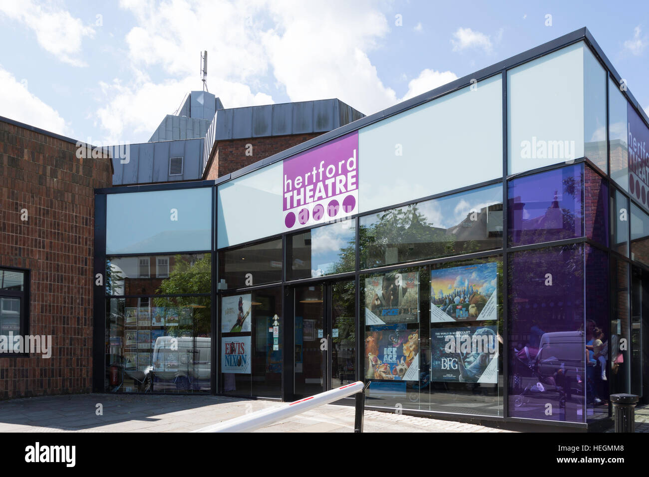 Hertford Theatre, The Wash, Hertford, Hertfordshire, England, United Kingdom Stock Photo