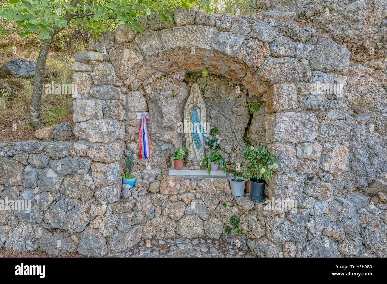 Chapel of the Virgin Mary Stock Photo