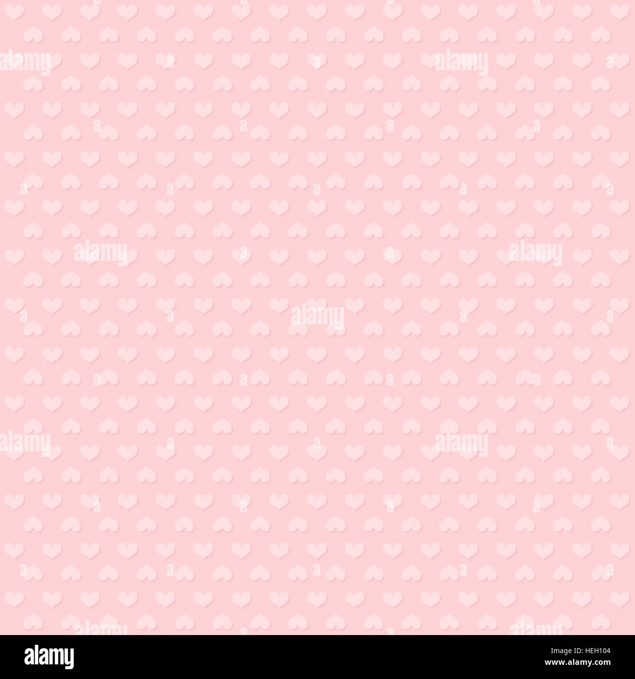 valentine pink heart vector pattern background Stock Vector Image & Art ...
