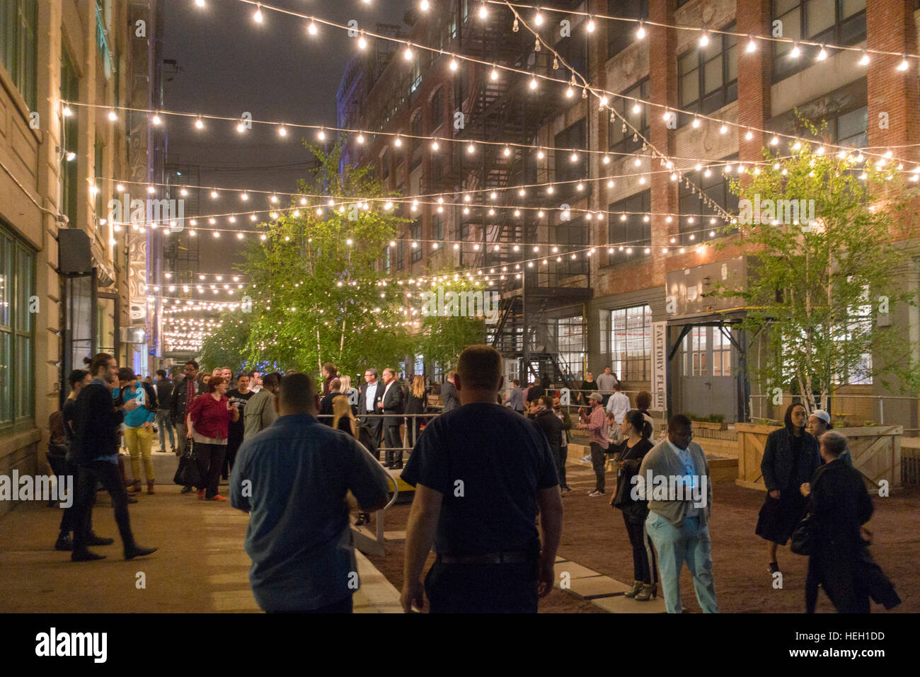 outside party industry city sunset park Brooklyn NYC Stock Photo Alamy