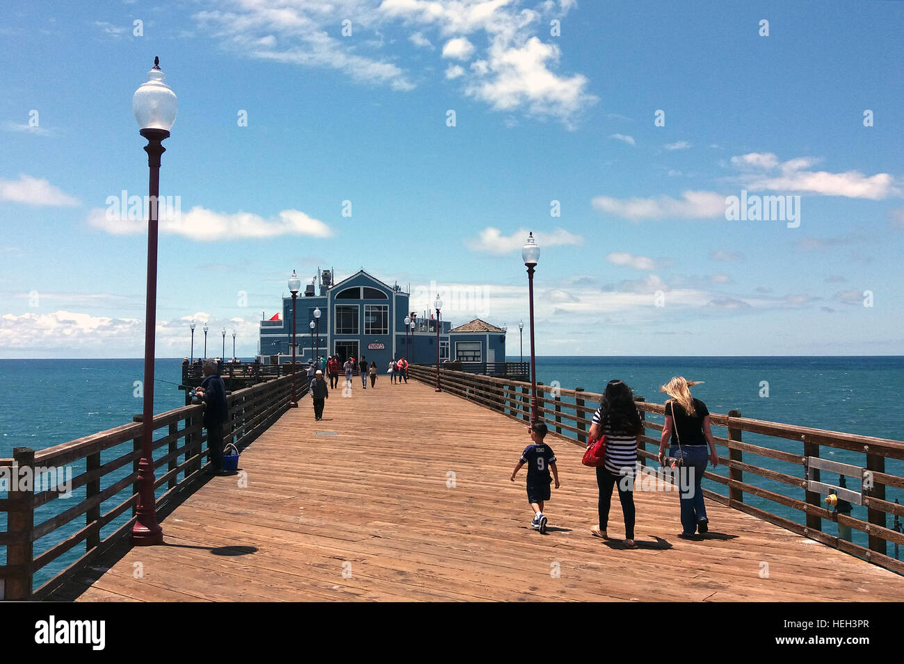 Oceanside pier, Oceanside, California, USA Stock Photo