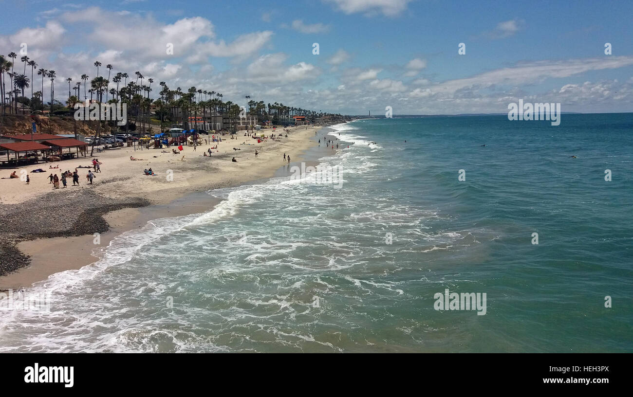 Oceanside beach, California, USA Stock Photo