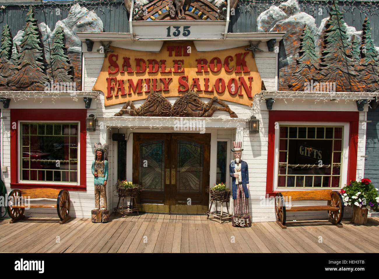 United States of America, USA, Wyoming, WY, Jackson Hole, Saddle Rock