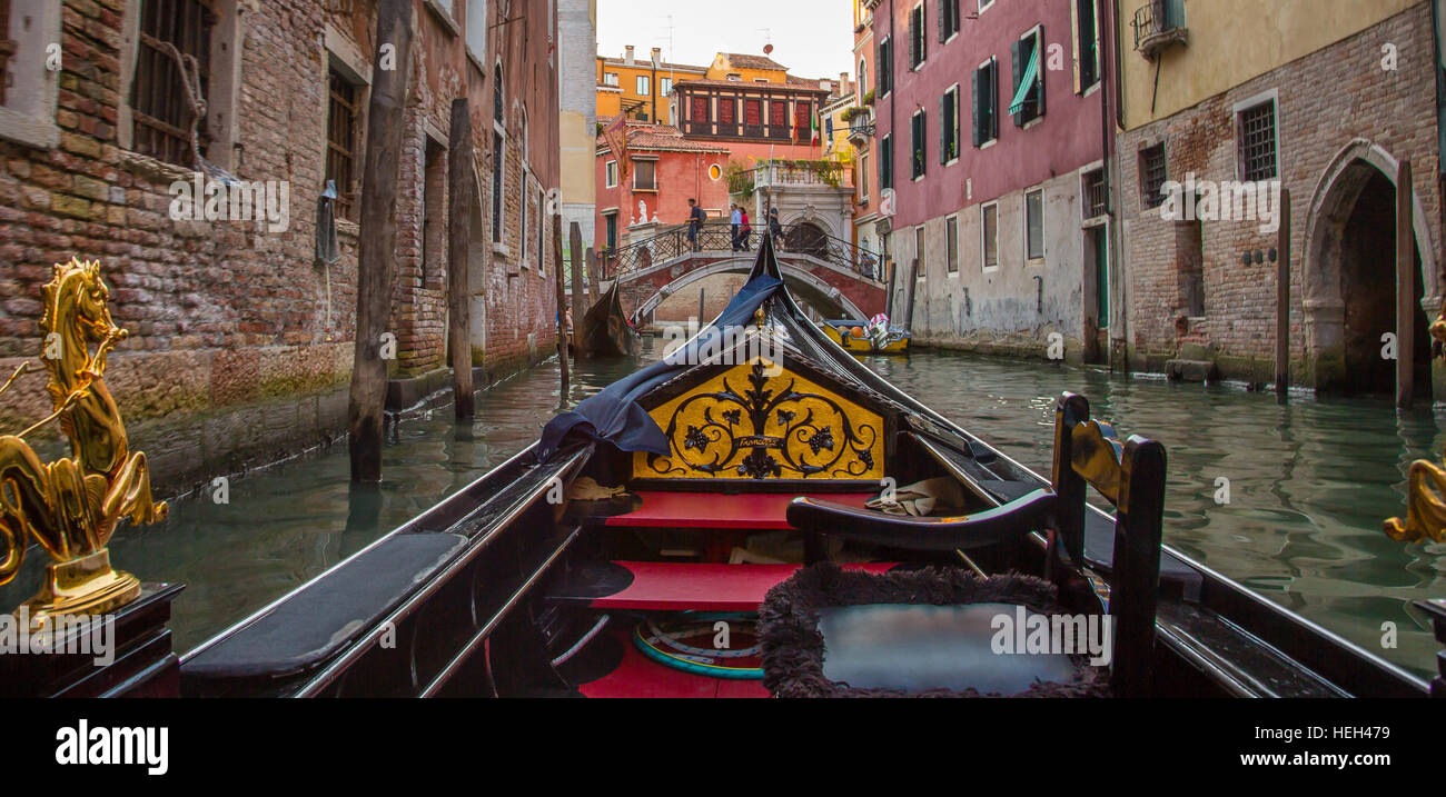 Ride on a gondola in venice hi-res stock photography and images - Alamy