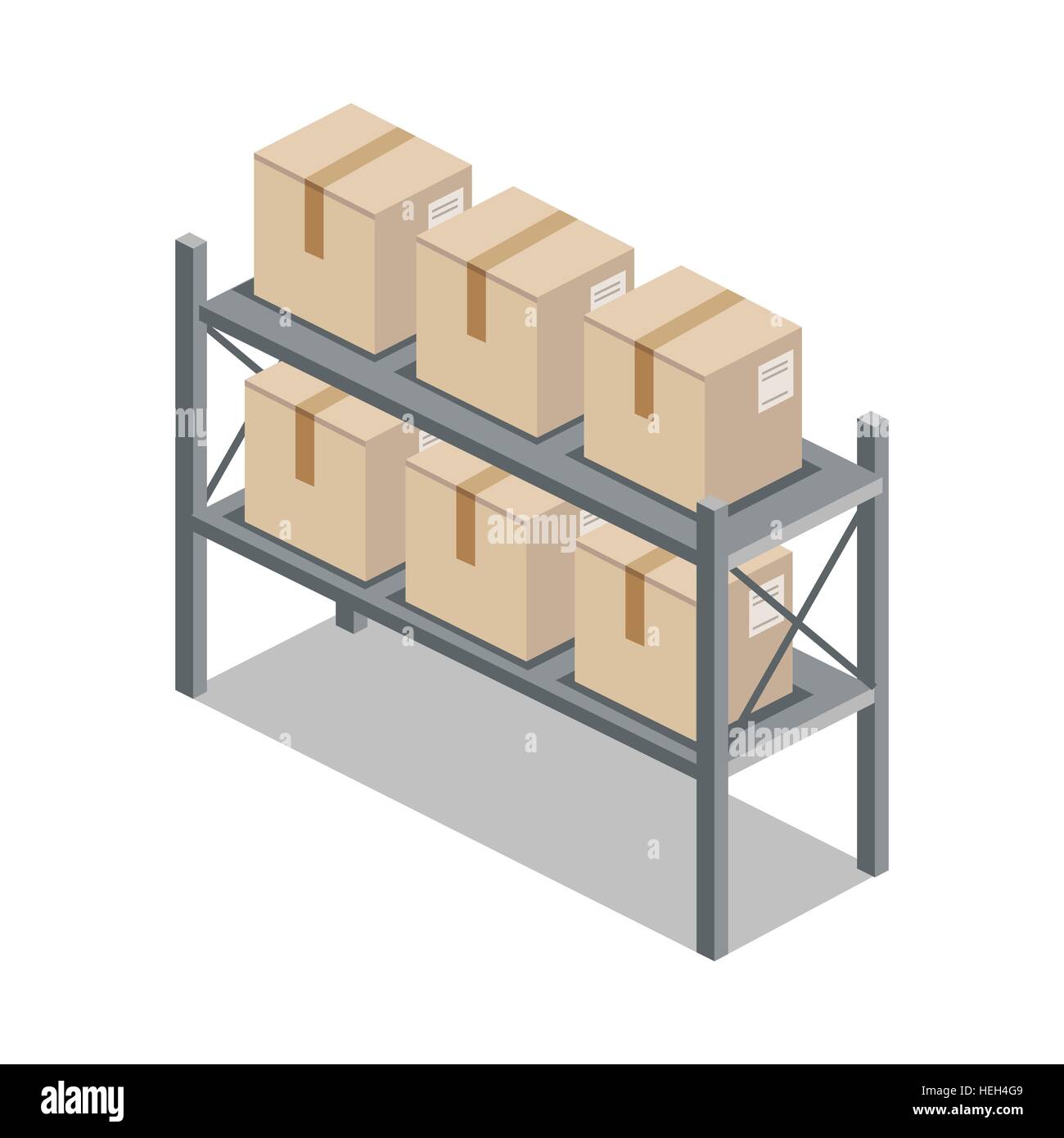 Isometric 3d container delivery Stock Vector Image & Art - Alamy