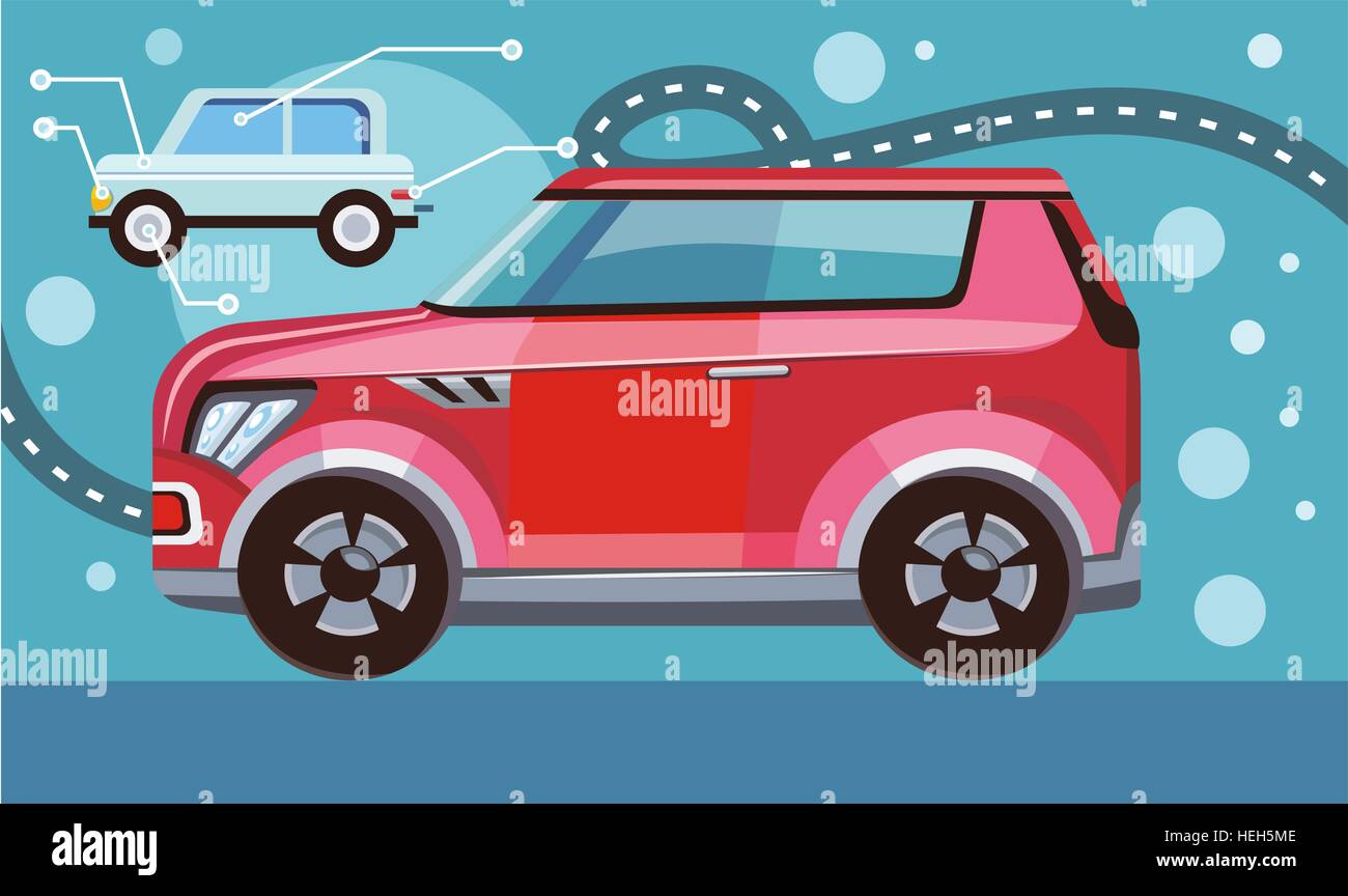 Flat 3d isometric high quality city transport icon. Sedan automobile ...