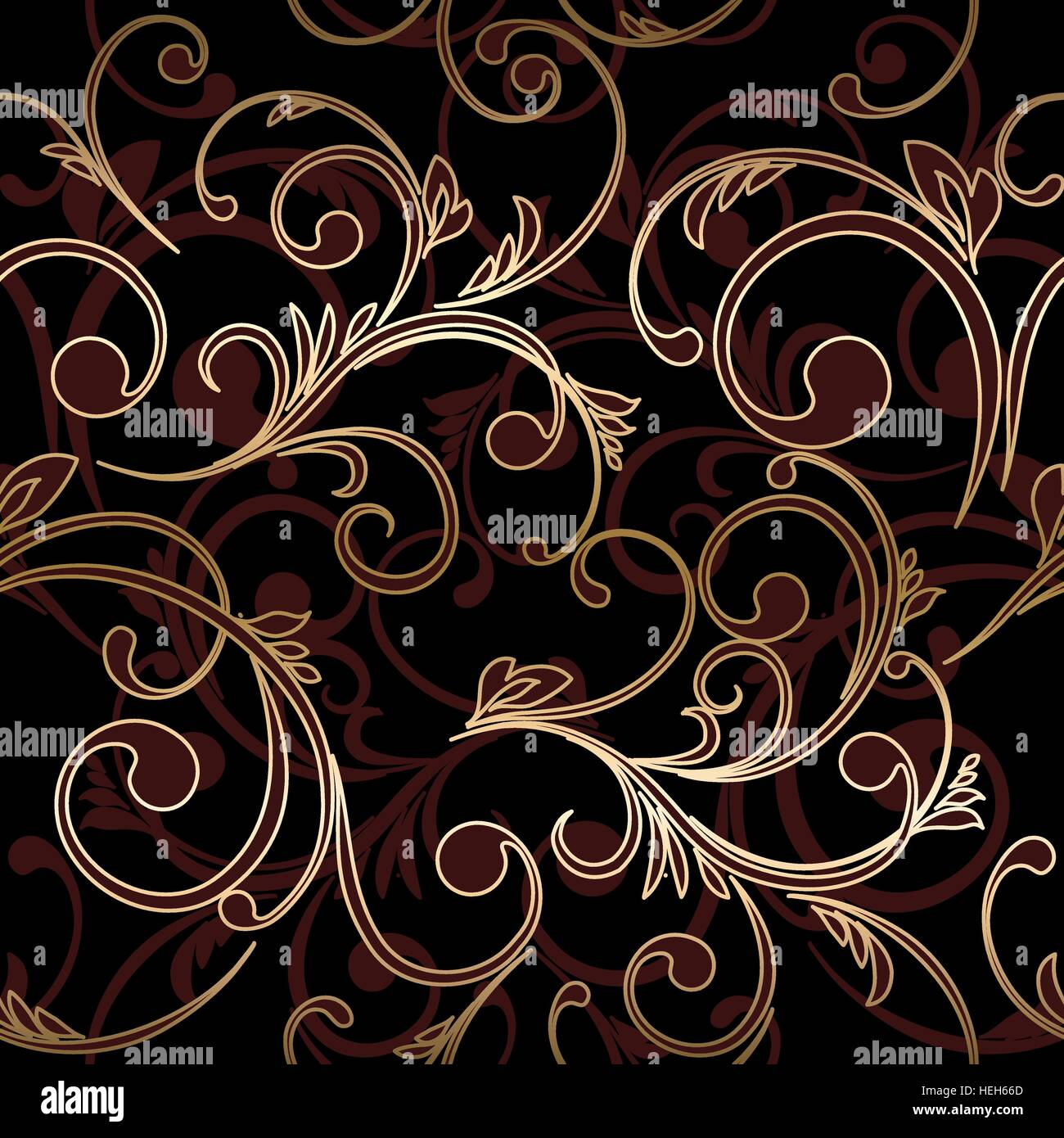 Seamless Damask Wallpaper Stock Vector Royalty Free 135740339   Shutterstock