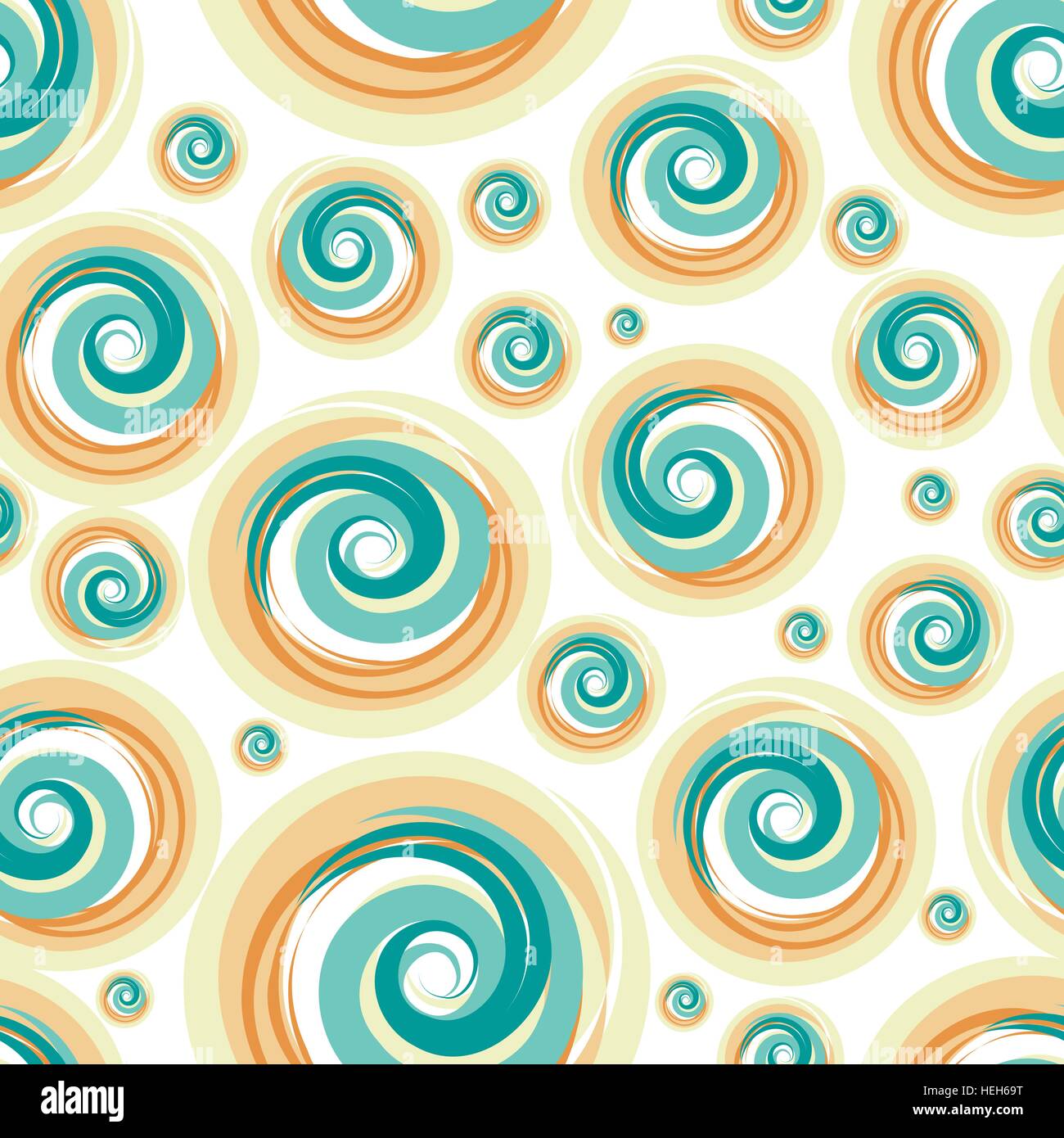 Retro seamless pattern. Vector Retro seamless pattern with hand drawing ...
