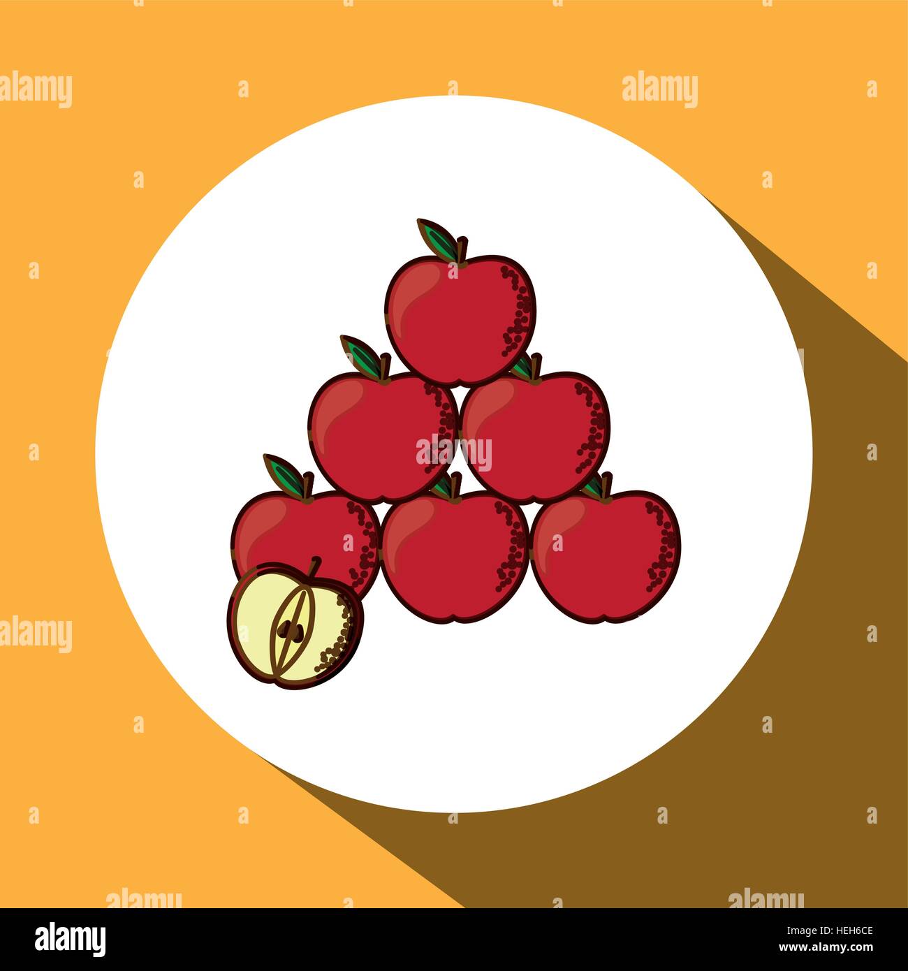 Fruits icon design, vector illustration Stock Vector Image & Art - Alamy
