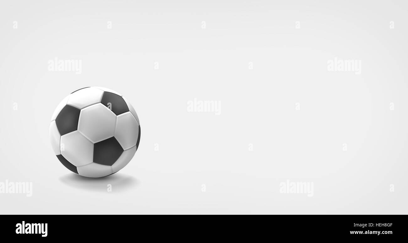 football soccer ball 3d render Stock Photo - Alamy