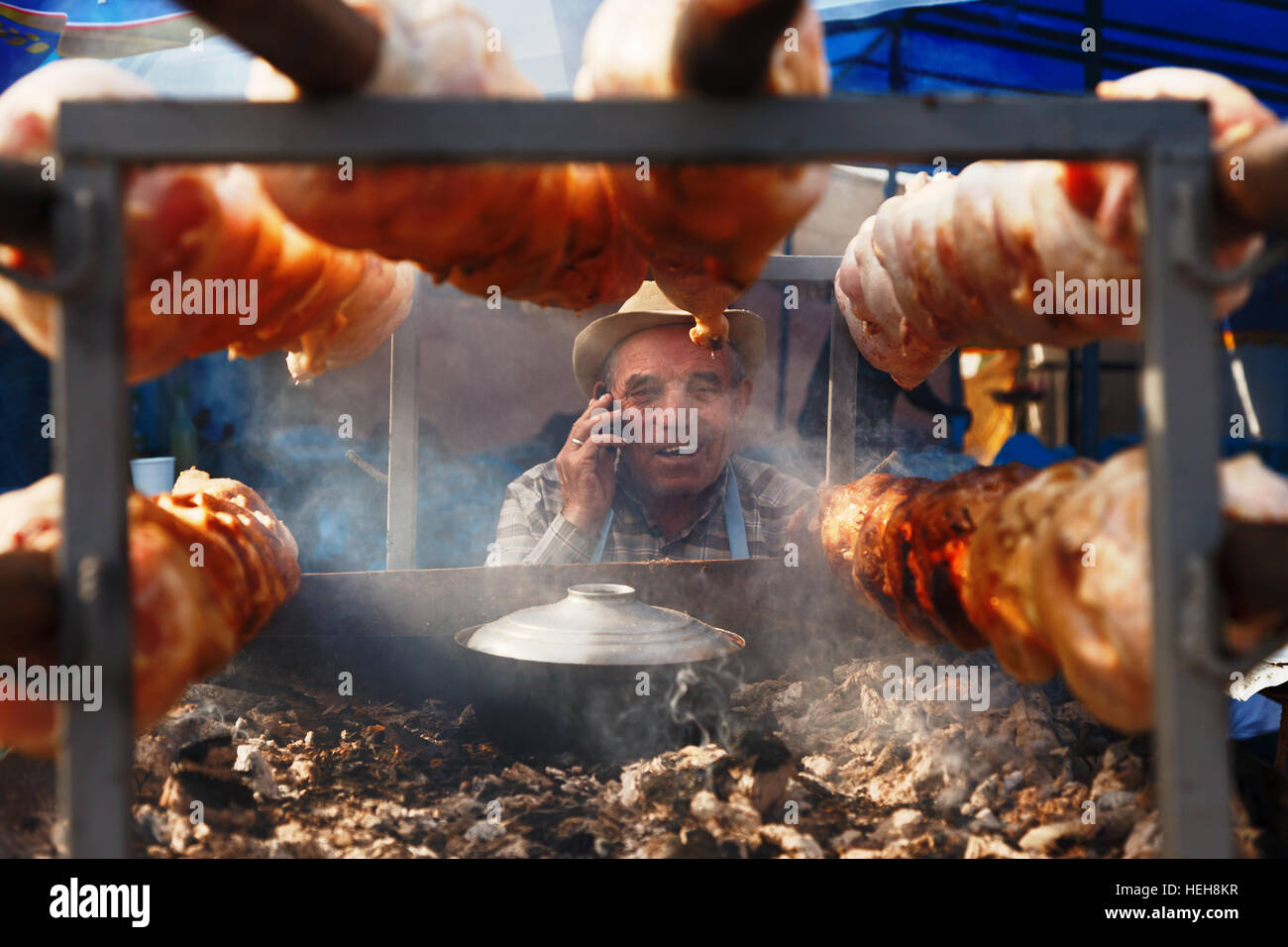 Turkish people barbecue hi-res stock photography and images - Alamy