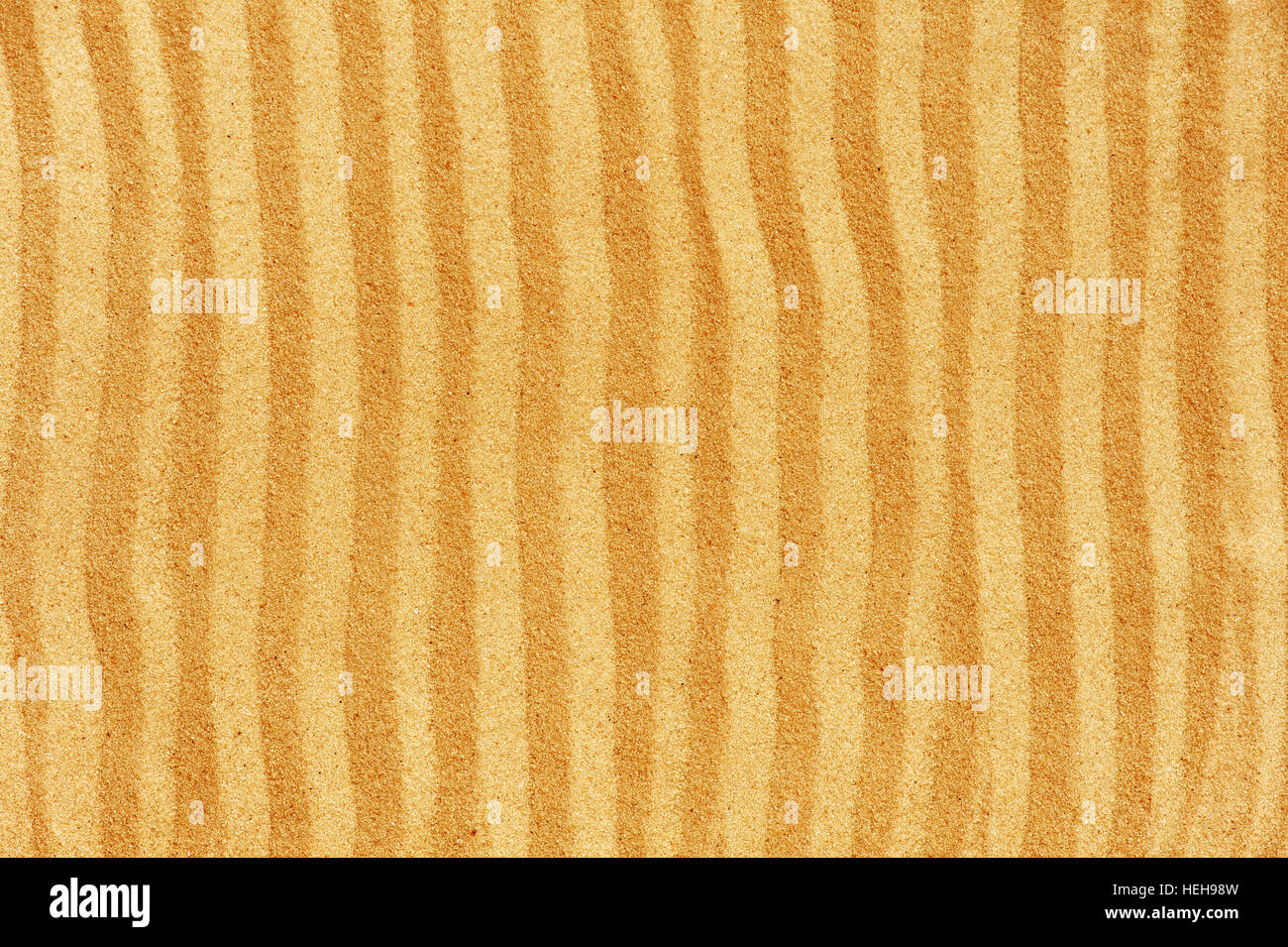 Pattern on the yellow sand, yellow lines Stock Photo