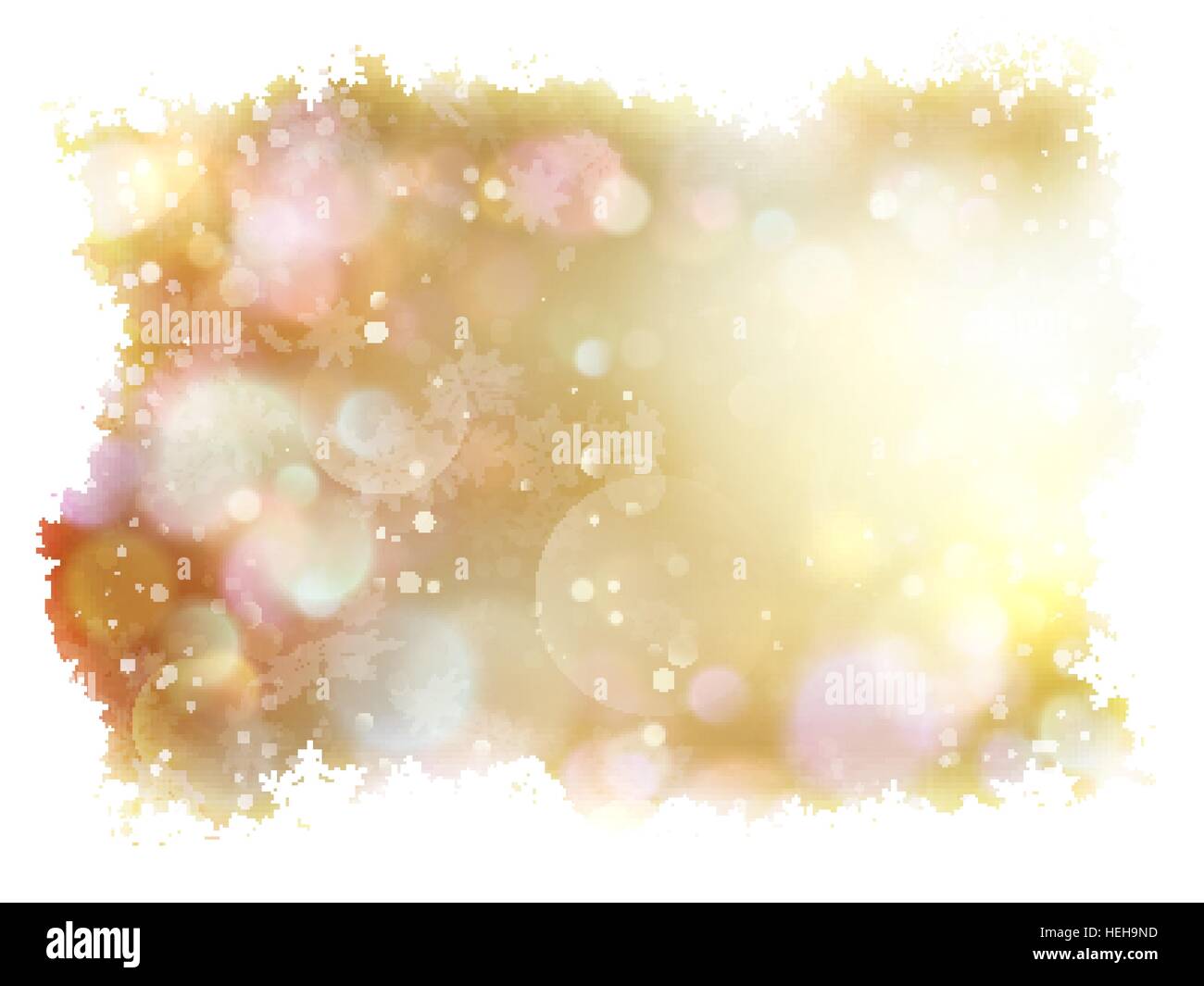 Christmas background with white snowflakes. EPS 10 Stock Vector