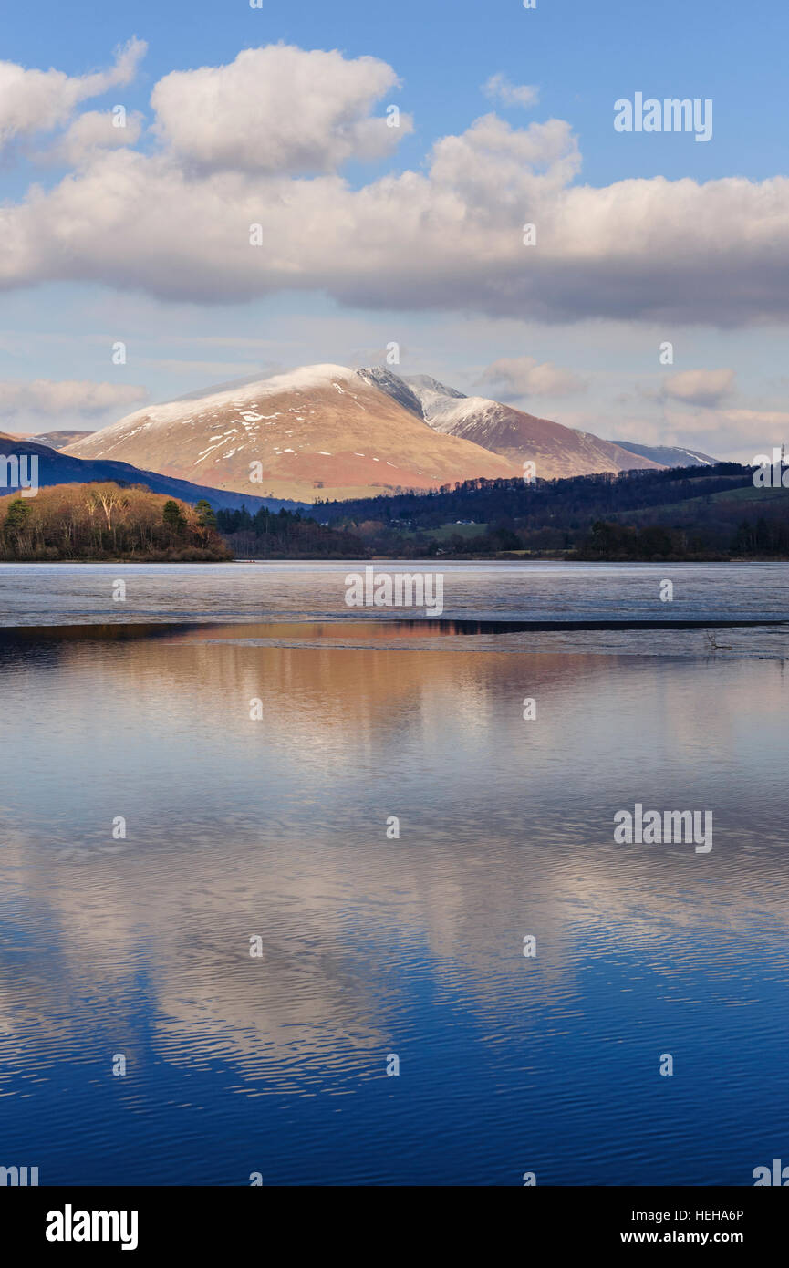 Blencathra and Derwent Water Stock Photo